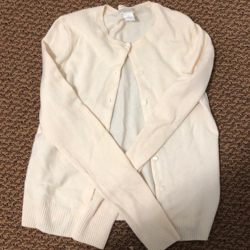 Cream Cashmere cardigan